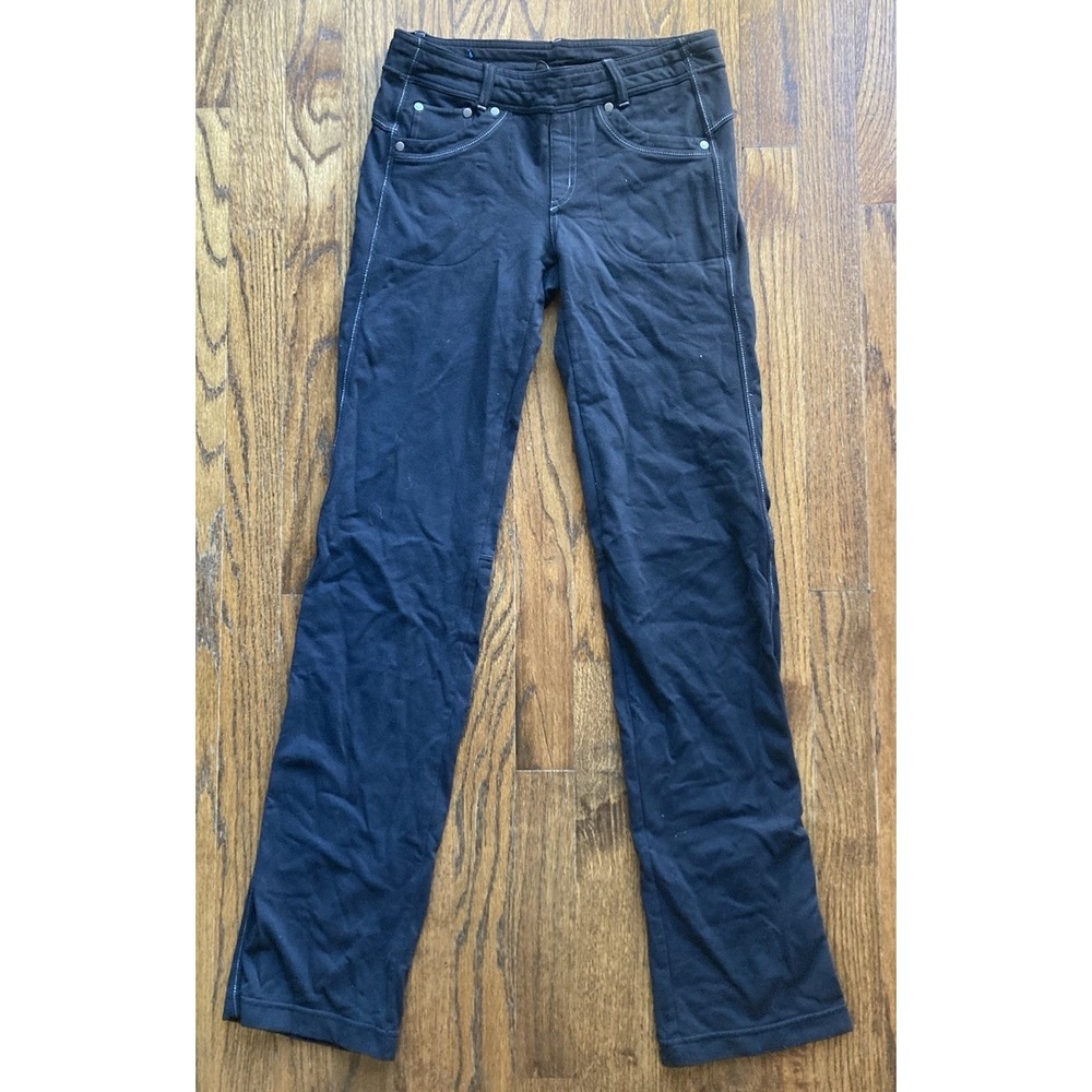 Kuhl Pants Womens Size 4 Regular Black Drawstrings Stretch